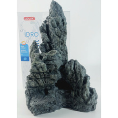 Décor. Kit idro black stone n°3. Dimension 17.5 x 15 x hauteur 27 cm. Pour