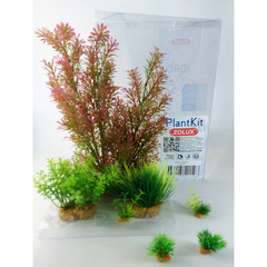 Déco plantkit idro n°1. Plantes artificielles.  7 pieces.  h 36 cm. Décorat