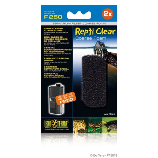 Mousse large filtre repticlair 250