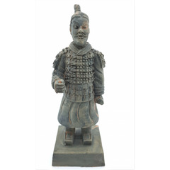 Statuette guerrier chinois qin 1 l, hauteur 14 cm, décoration aquarium