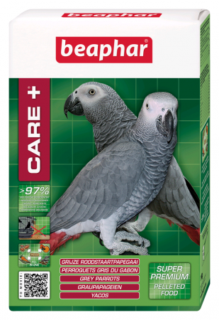 Beaphar care+, perroquets gris du gabon 1 kg