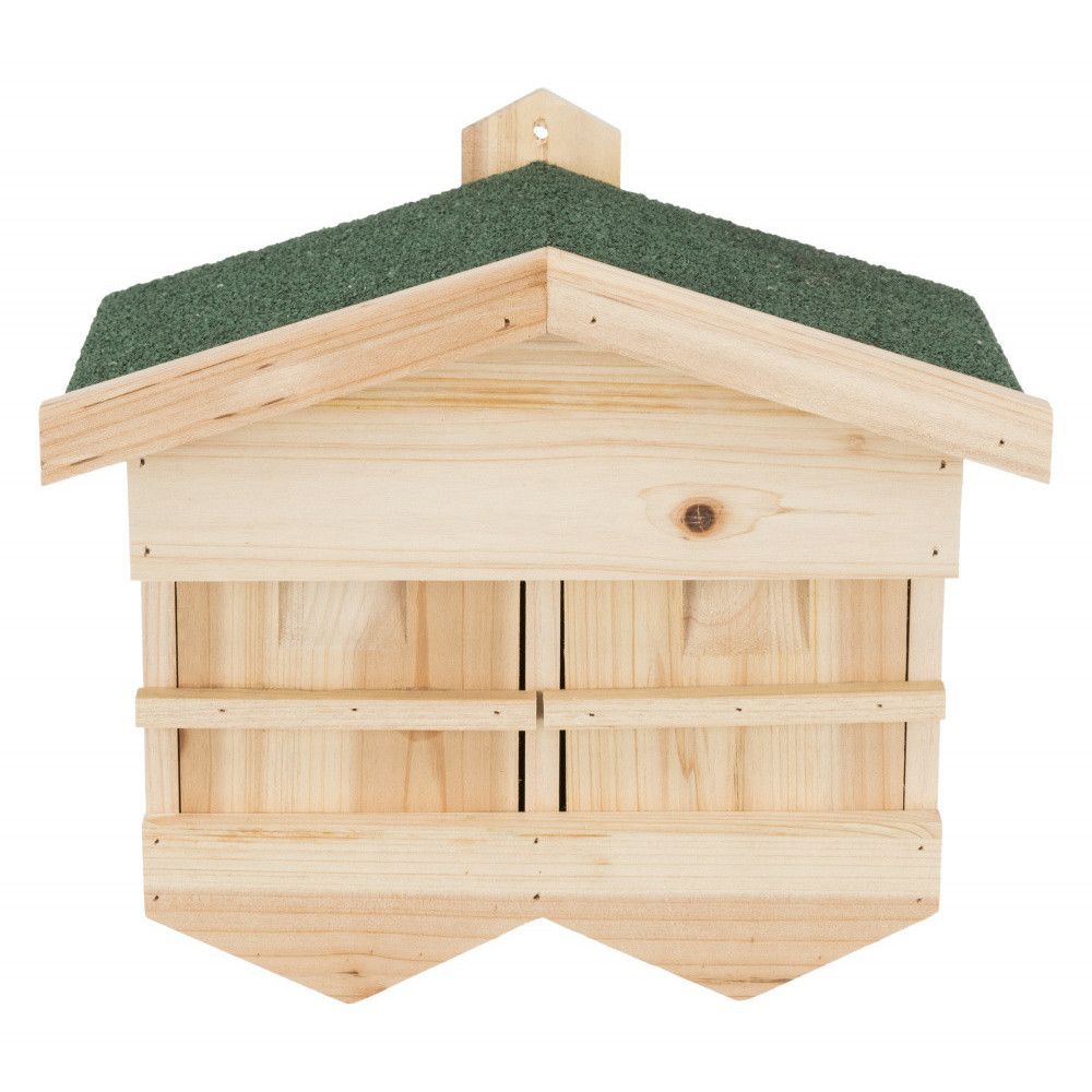 Nichoir Pour Moineaux HABAU 2973 - 3 Chambres En Bois Pour Oiseaux En Colonie - Protection Et Confort