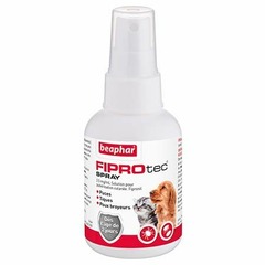 Beaphar fiprotec, spray antiparasitaire pour chiens et chats