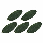 5 pcs feuilles artificielles de bananier vert 62 cm