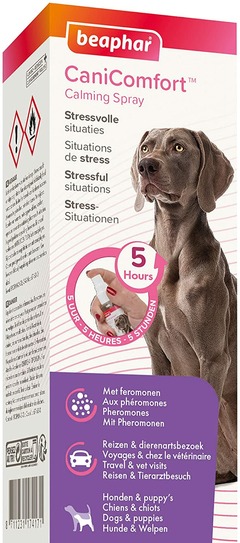 Beaphar  canicomfort ? Spray anti stress calmant aux phéromones pour chien