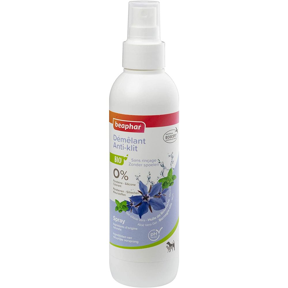 Spray démêlant bio chien et chat 200ml