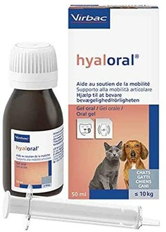 Virbac hyaloral gel buvable pour chat et chien 50 ml