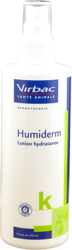 Humiderm hydratant peaux sèches  chien et chat 250ml