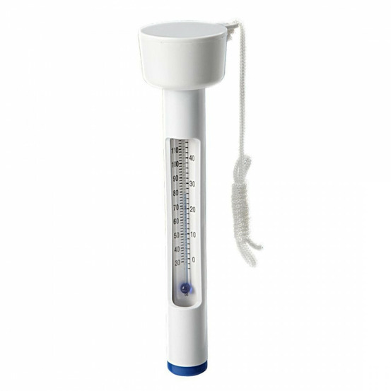 Thermomètre flottant blanc pour piscine 19 cm