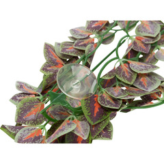 Plante en tissu à suspendre, folium perillae, pour reptiles. 50 cm.