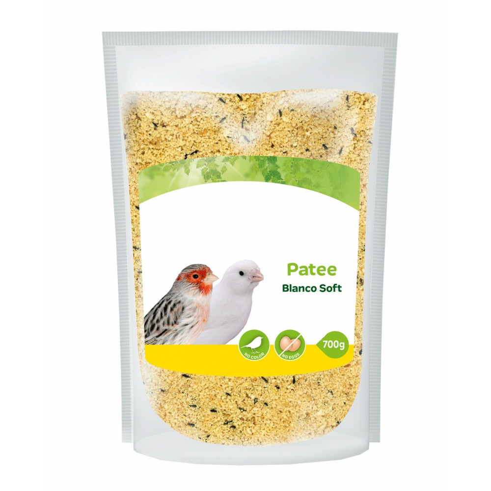 Pâtée soft blanche 700 g aliment complémentaire pour oiseaux.