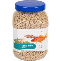 Nourriture poisson d'étang en sticks. 2 litres soit 285 grammes.