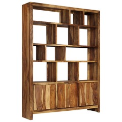 Bibliothèque bois massif de sesham 150 x 35 x 200 cm