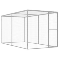 Cage pour animaux 3x1,5x1,5 m Acier