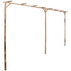 Pergola bambou 385 x 40 x 205 cm