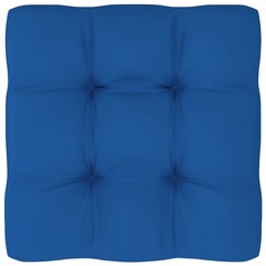 Coussin de canapé palette bleu royal 60x60x10 cm