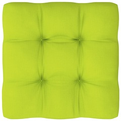 Coussin de canapé palette vert vif 80x80x10 cm