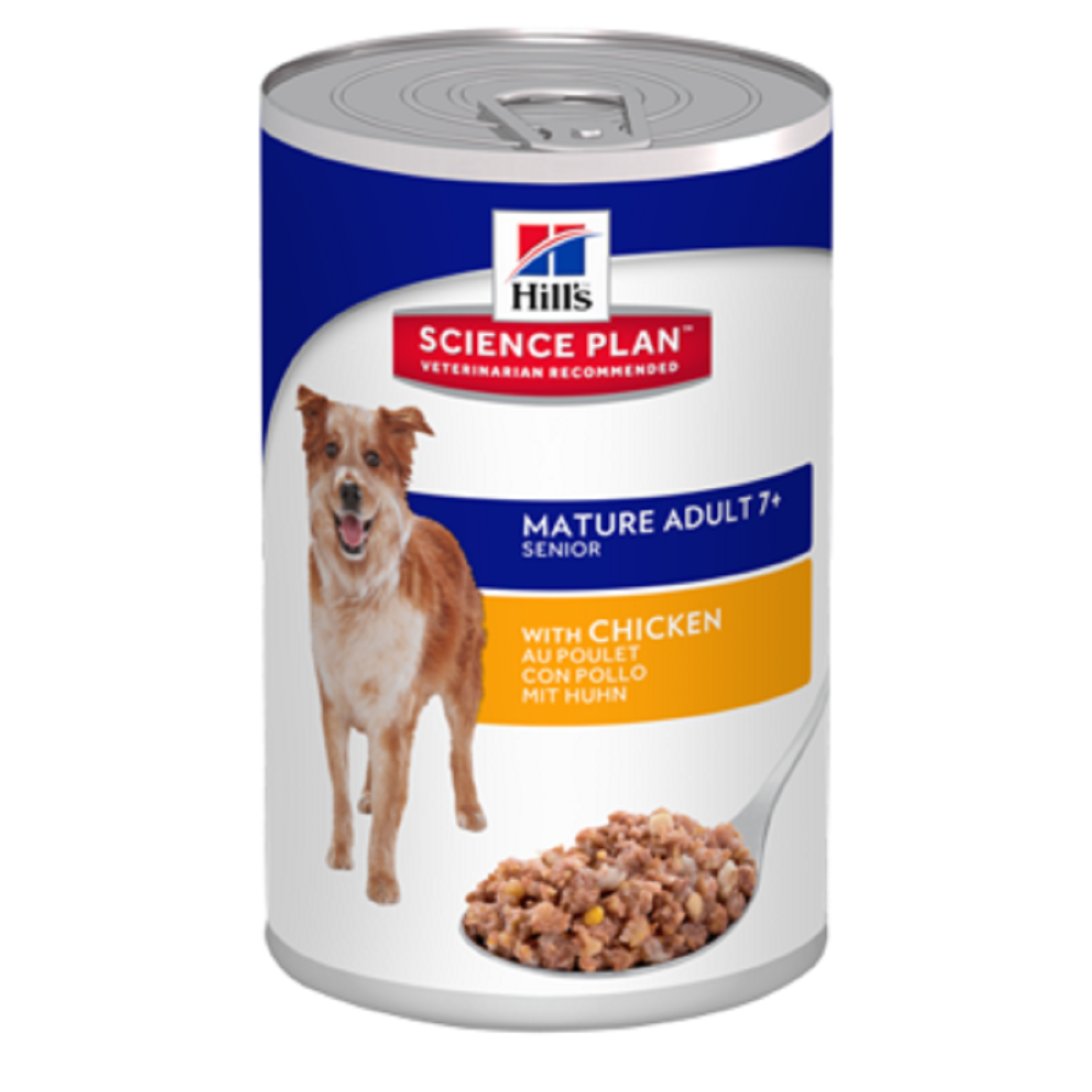 Hills science plan canine mature adult 7+ savoury poulet 12 x 370g