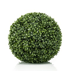Boule de buis artificiel uv vert 48 cm