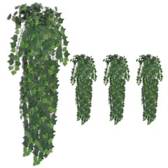 Buissons artificiels de lierre 4 pcs vert 90 cm