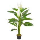 Plante artificielle anthurium avec pot blanc 115 cm
