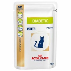 Royal canin veterinary diet  diabetic lot de 12 sachets x 100g