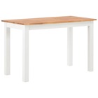 Table de salle à manger 120x60x74 cm bois de chêne solide