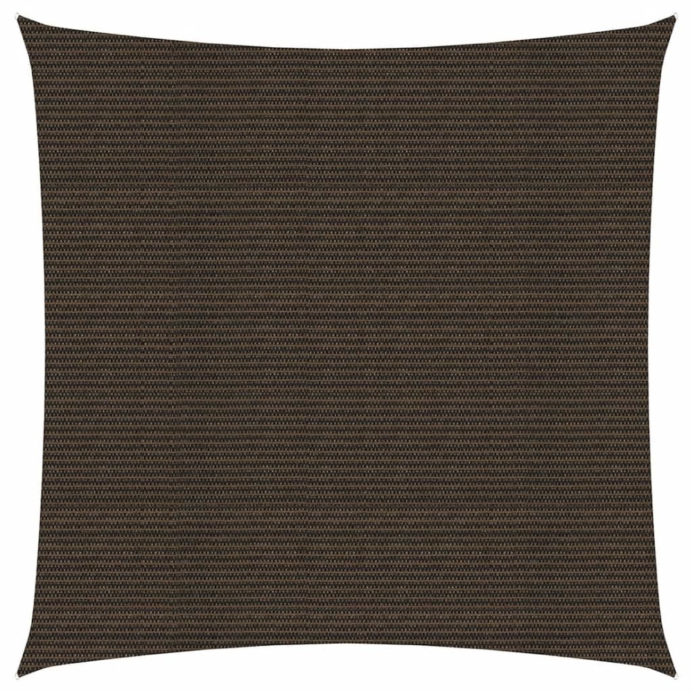 Voile d'ombrage 160 g/m² marron 7 x 7 m pehd
