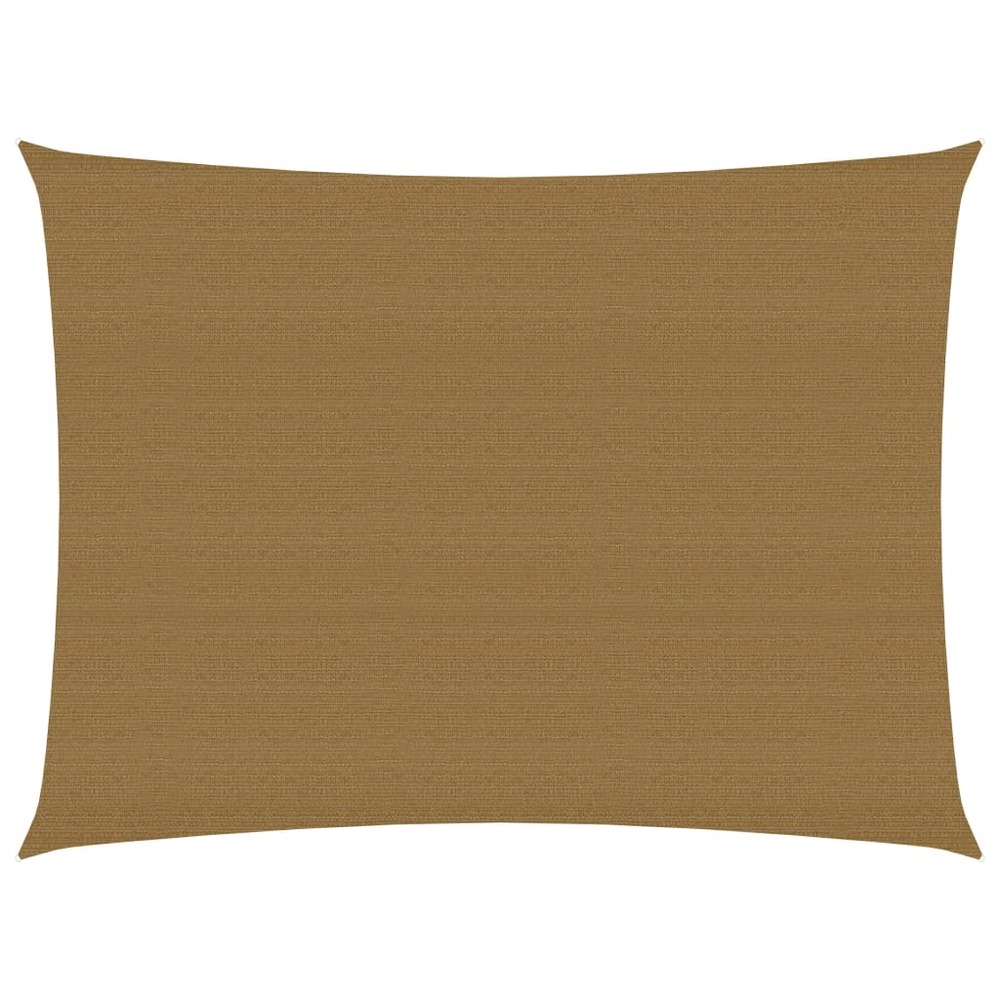 Voile d'ombrage 160 g/m² taupe 4 x 5 m pehd