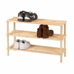 Meuble range chaussures 3 niveaux wood and co
