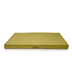 Namaste - tapis chien confortable en tissu vert olive 100x70x5cm