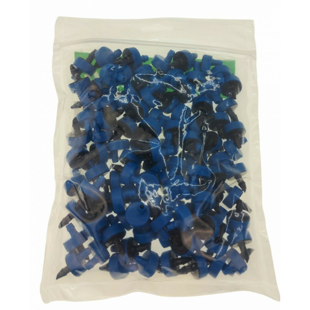 Lot de 100 goutteurs auto-régulant 2l/h bleu