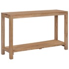 Table console 120 x 35 x 75 cm bois de teck massif