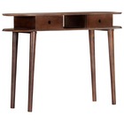 Table console 110 x 35 x 76 cm bois d'acacia massif