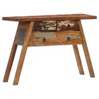 Table console 110x30x75 cm bois solide de récupération