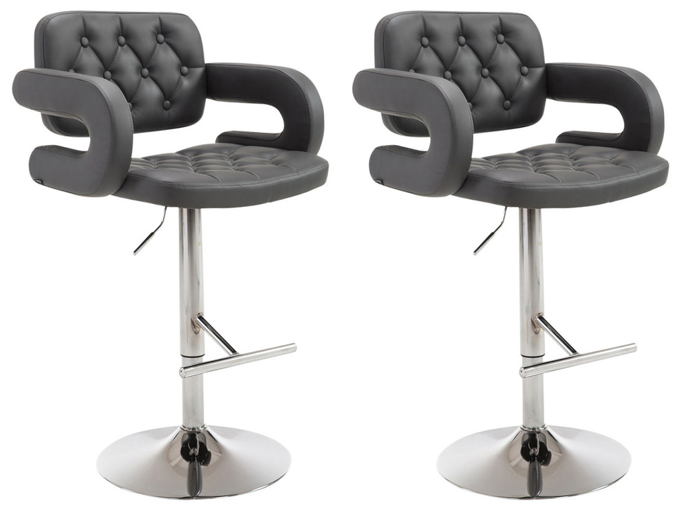 Lot de 2 tabourets de bar dublin c