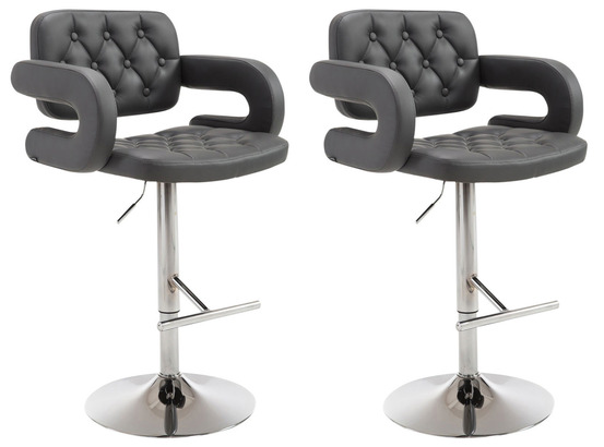Lot de 2 tabourets de bar dublin c