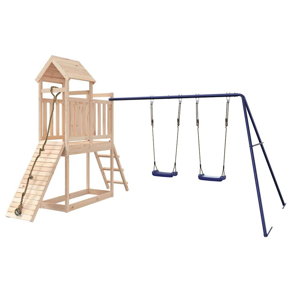 Aire de jeux d'extérieur bois de pin massif
