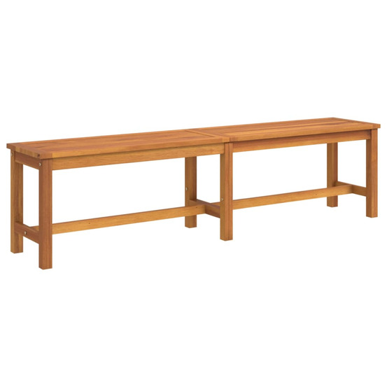Banc de jardin 180x35x45 cm bois massif d'acacia