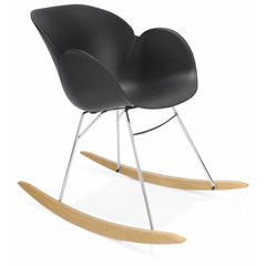 Rocking chair "knebel" kokoon - noir