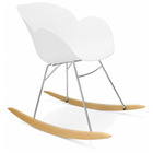 Rocking chair "knebel" kokoon - blanc