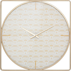 Horloge 'christie' métal doré 58 x 58 cm atmosphera - or
