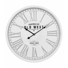 Horloge gravée diamètre 52 cm atmosphera -  américan old west
