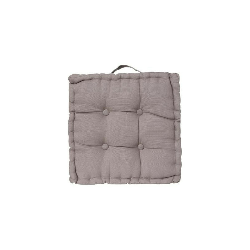 Coussin de sol 40 x 40 x 8 cm atmosphéra - gris