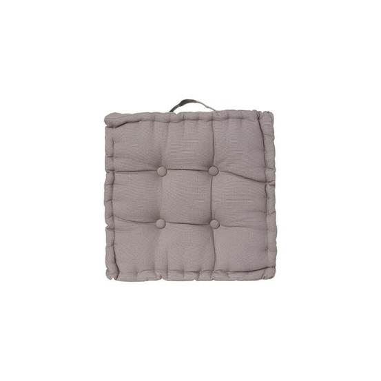 Coussin de sol 40 x 40 x 8 cm atmosphéra - gris