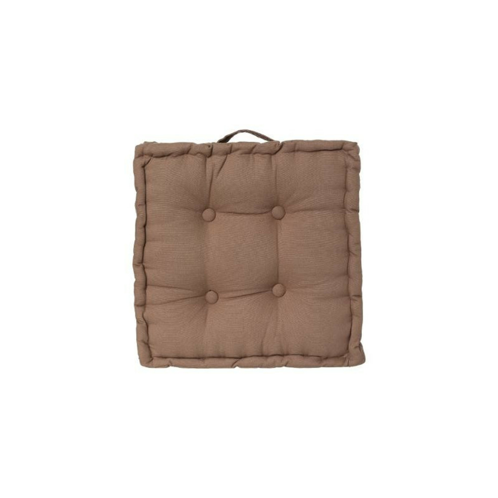 Coussin de sol 40 x 40 x 8 cm atmosphéra - taupe