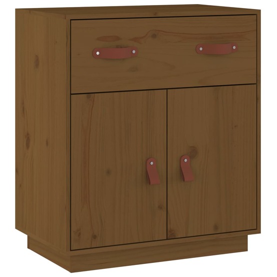 Buffet bahut commode armoire meuble de rangement organisateur cuisine salle de séjour salon 65,5 x 40 x 75 cm bois massif de