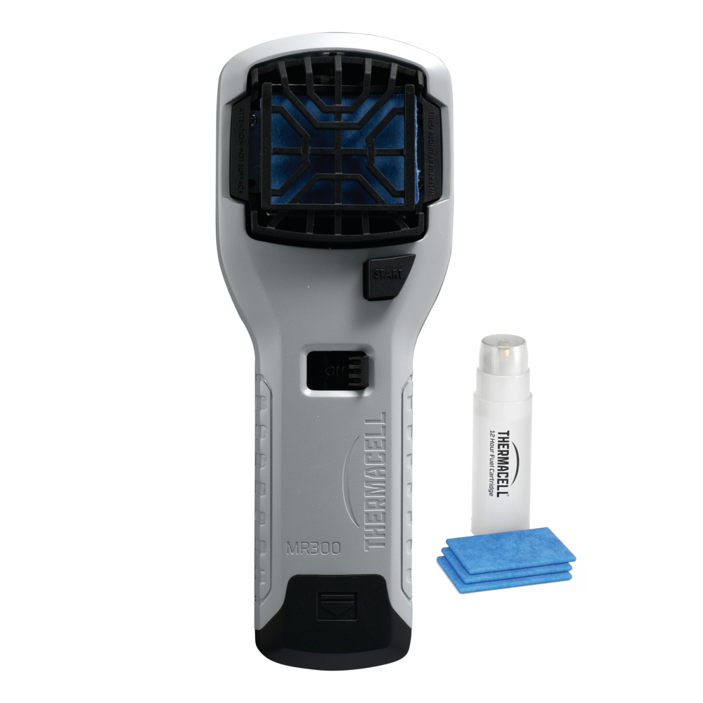 Thermacell bouclier anti-moustiques et moustiques tigres portable nomade - zone de protection 20m² - 12h de protection