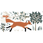 Sticker lilipinso mr fox en forêt 130 x 64 cm