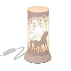 Lampe décorative en métal pour chambre d'enfant d'atmosphera - rose